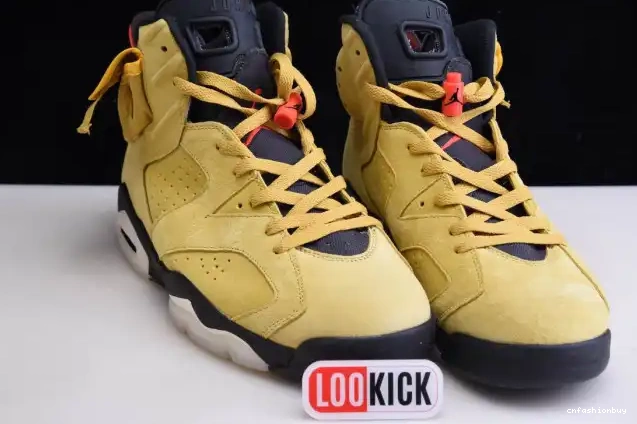 TRAVIS JORDAN 6 YELLOW CN1084-300 AIR SCOTT X 0706